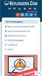 Mobile Screenshot of eblaster.keyloggers.com